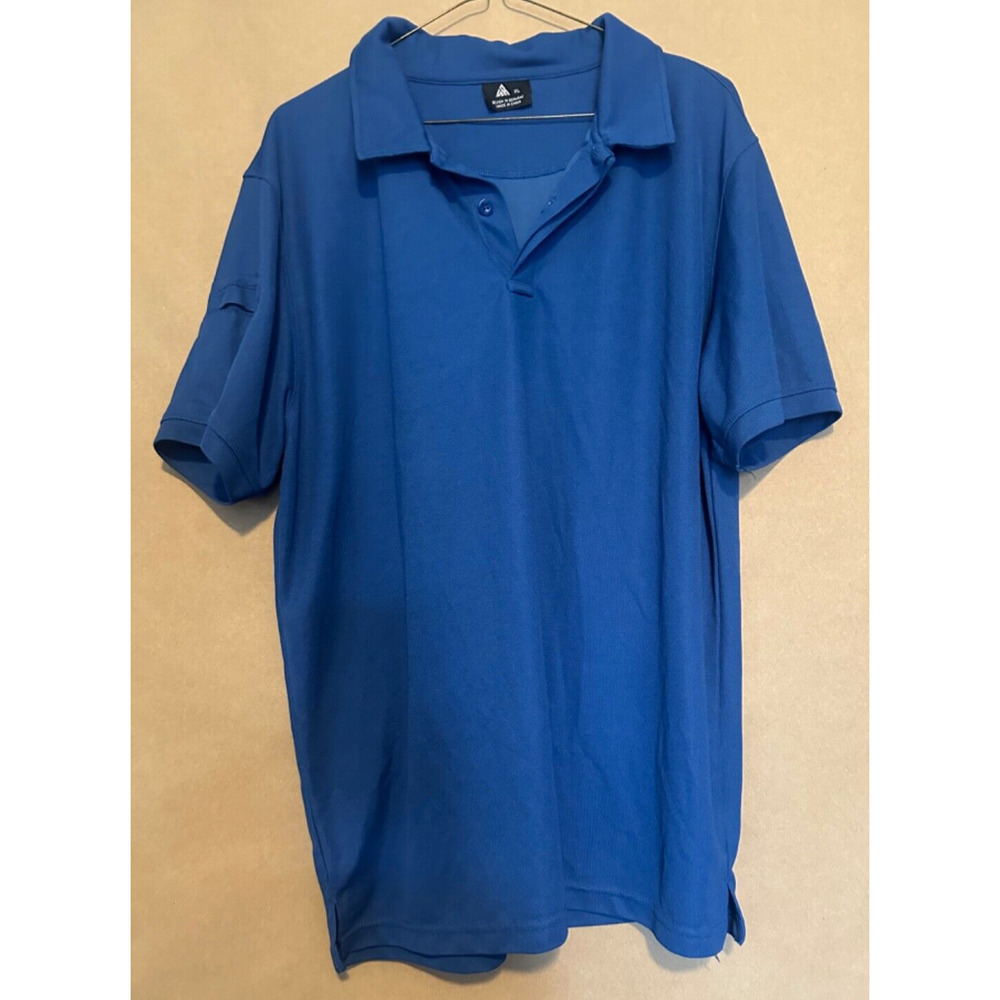SR Speed Your Run XL German Designed Dry Fit Blue Polo Shirt Men's XLarge